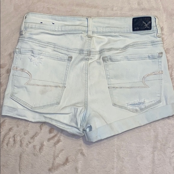 American Eagle High Rise Jean Short Size 8 - Picture 2 of 5
